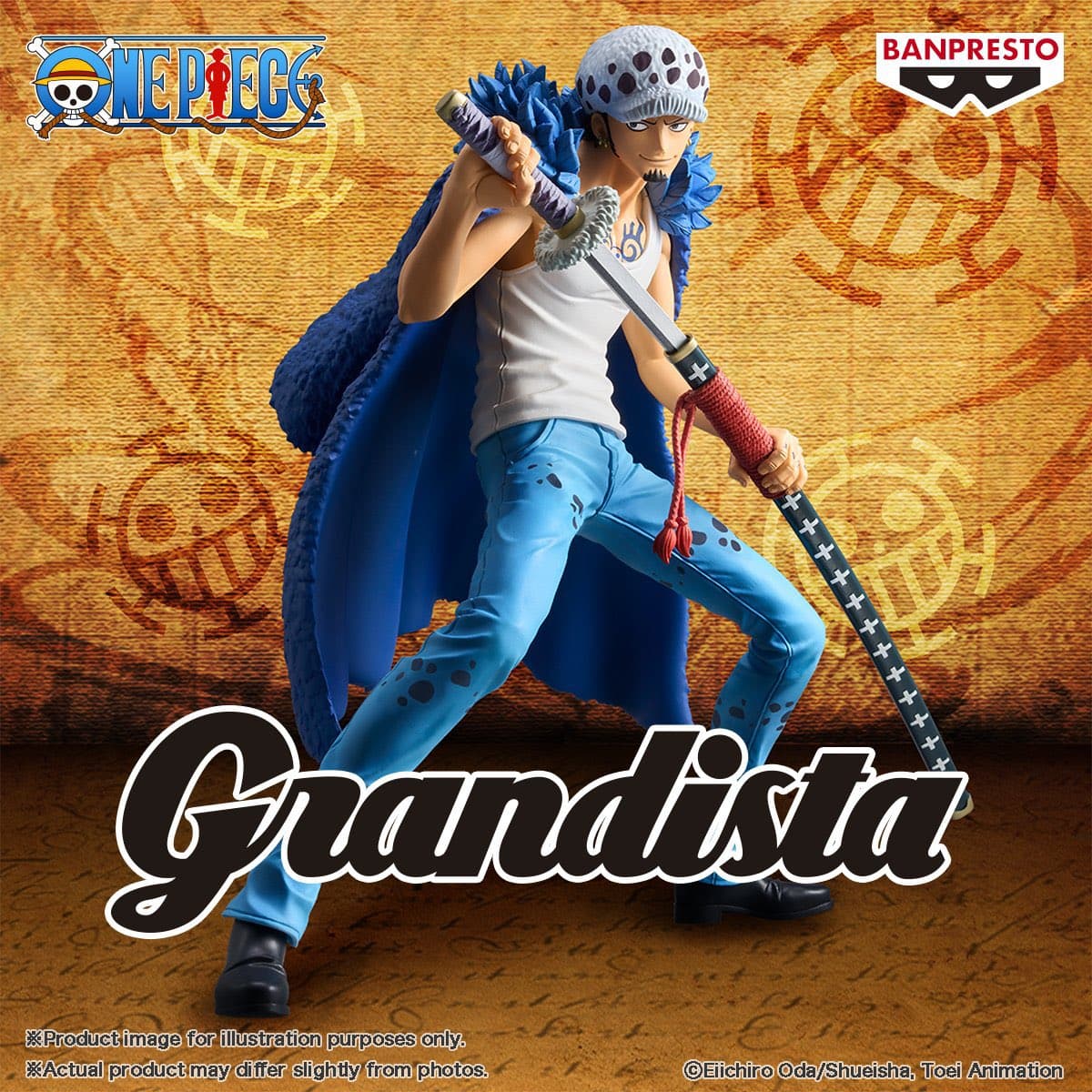 ONE PIECE Bandai Banpresto Grandista - Trafalgar Law Figure — foto 1 de 2