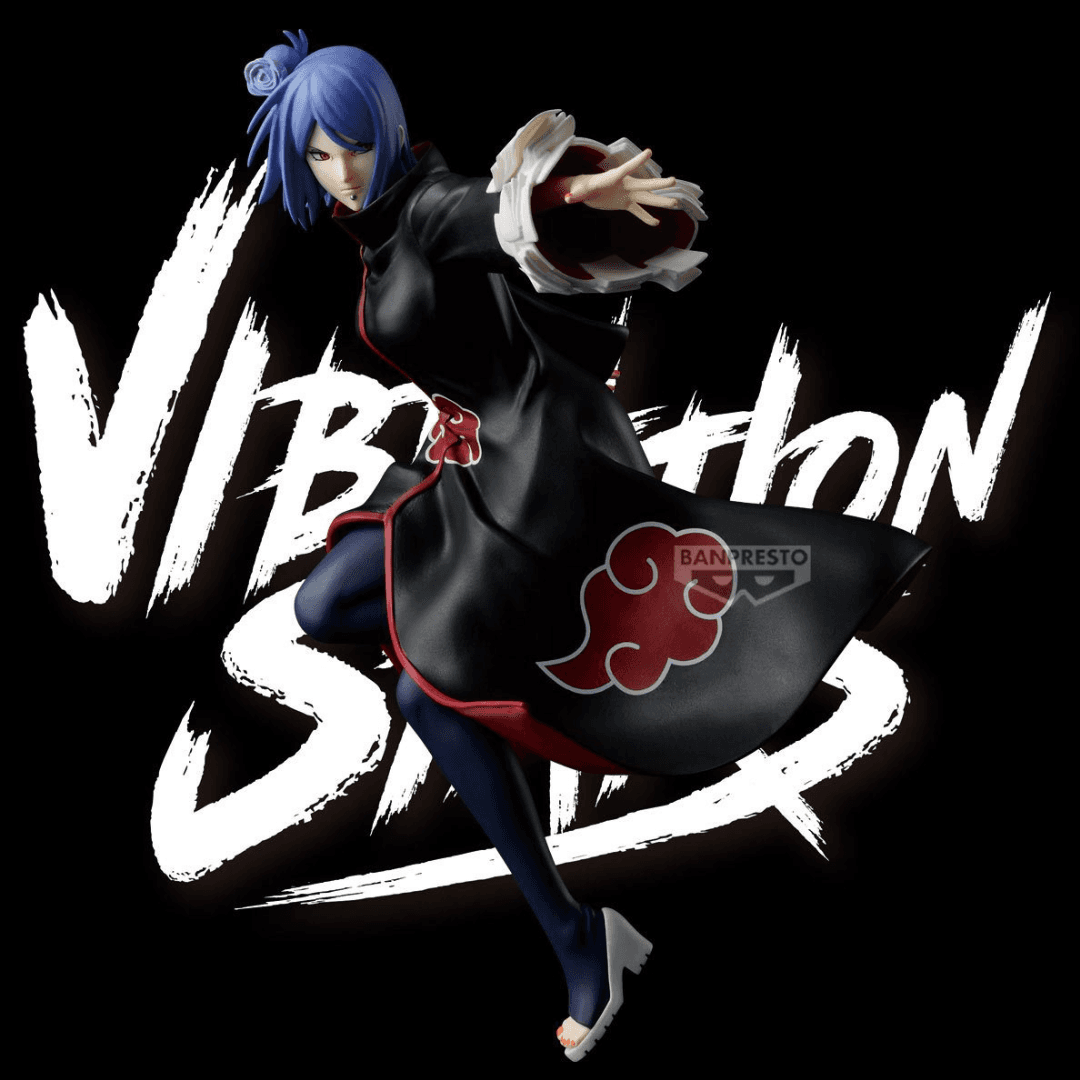 NARUTO SHIPPUDEN Bandai Banpresto Vibration Stars - Konan Figure — foto 1 de 5